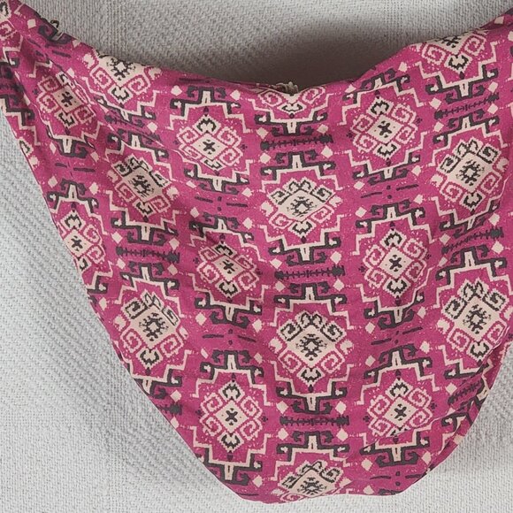 Tori Praver Swimwear Magenta Haze Lined Nylon Span Cheeky Bikini Bottom Size XL - Picture 8 of 16